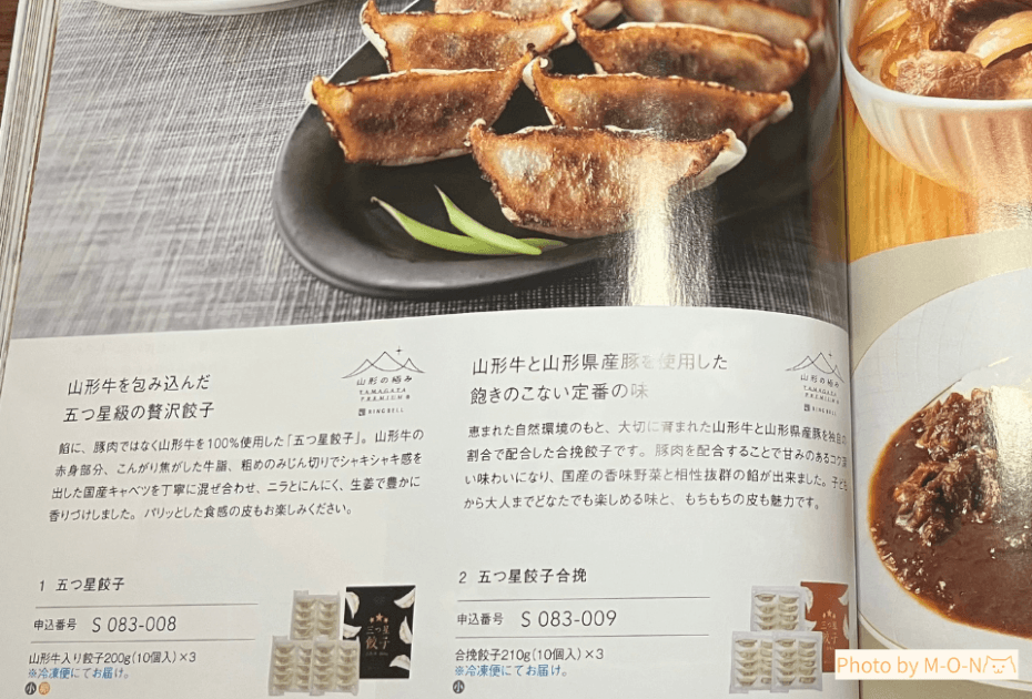 ヒューリック　株主優待　カタログ　五つ星餃子