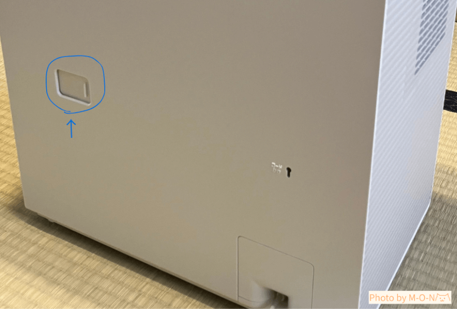 除湿機　Panasonic　パナソニック　エコハイブリット　F-YEX120B　連続排水　排水ホース用窓